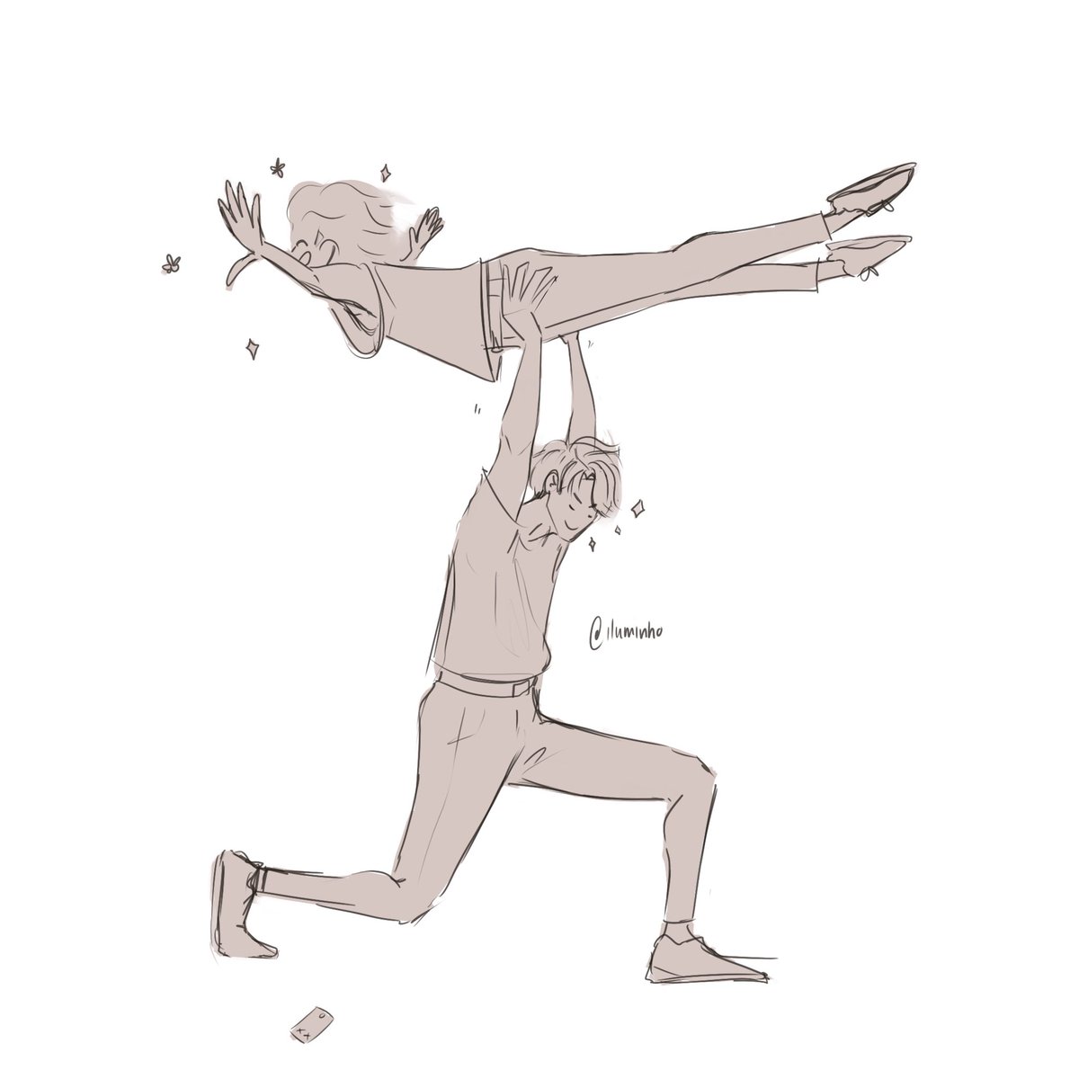 laupical's tweet photo. jisung: if i run and leap at minho he will catch me in his arms
minho:
#skzfanart https://t.co/ZMefId2pPN