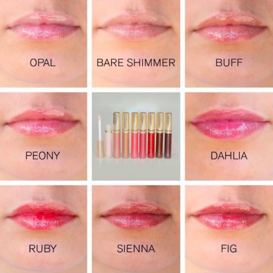 ClareMD_'s tweet photo. I LOVE our lip glosses. Like LOVE, LOVE. 

They are not sticky, super hydrating, and naturally vanilla scented. I wear bear shimmer, peony, and fig most often. But I love playing with some of the bolder colors on special occasions! 

https://t.co/Xm525aQkj2 https://t.co/0UwIWWC320