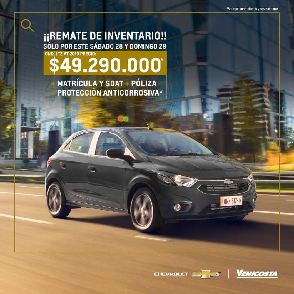 Vehicosta_'s tweet photo. ¡Gran remate!

🏷️ Spark GT y Onix con matrícula, SOAT, póliza y protección anticorrosiva gratis*

🏷️ Equinox con matrícula, SOAT y protección anticorrosiva gratis*

🏷️  Traverse con protección anticorrosiva gratis)*

📱 WhatsApp: https://t.co/36sck6jEfo

*https://t.co/CrCZGdP8uV https://t.co/NJ68dHEr7a