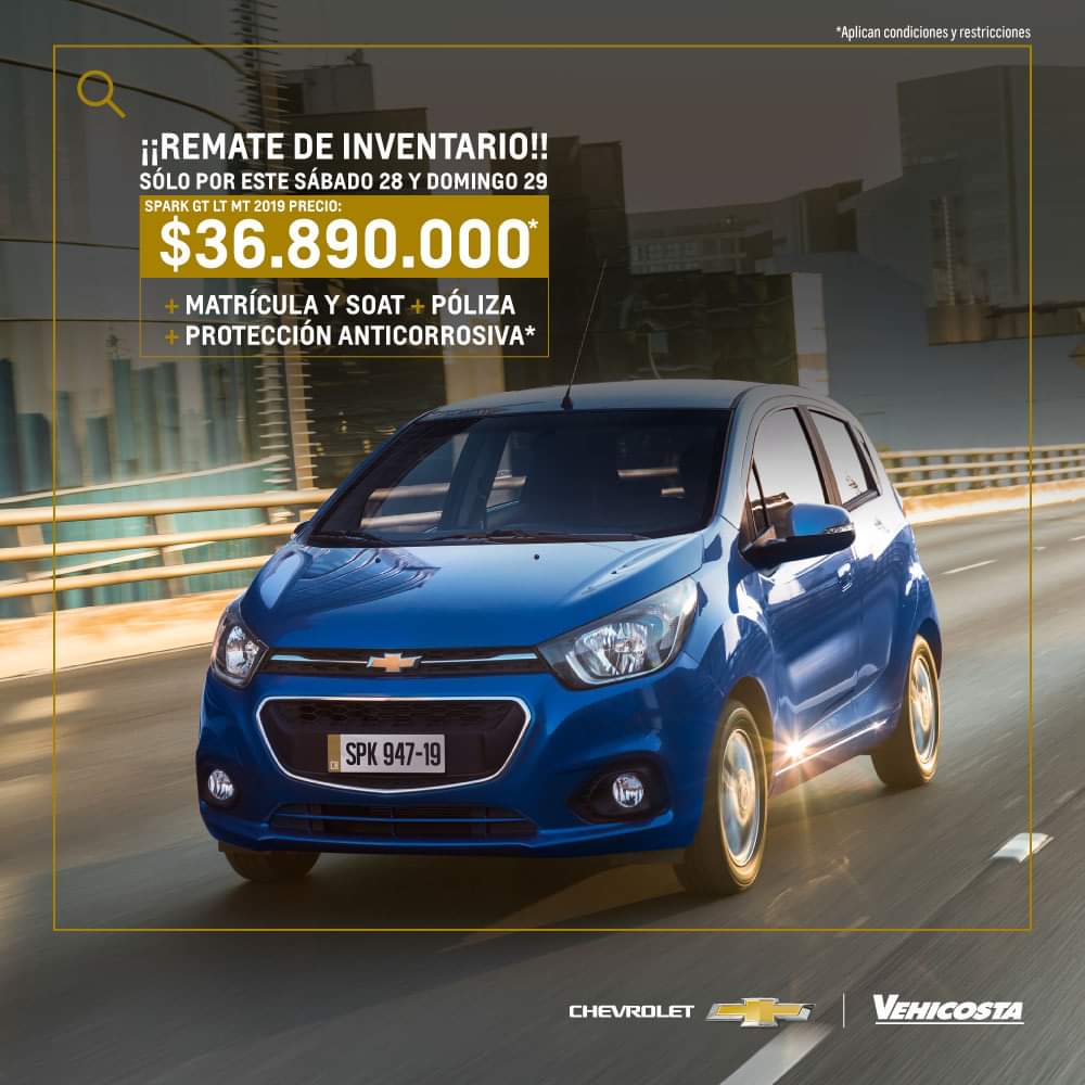 Vehicosta_'s tweet photo. ¡Gran remate!

🏷️ Spark GT y Onix con matrícula, SOAT, póliza y protección anticorrosiva gratis*

🏷️ Equinox con matrícula, SOAT y protección anticorrosiva gratis*

🏷️  Traverse con protección anticorrosiva gratis)*

📱 WhatsApp: https://t.co/36sck6jEfo

*https://t.co/CrCZGdP8uV https://t.co/NJ68dHEr7a