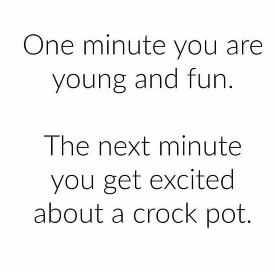 Crap... I love my crockpot. 👴👩‍🦳 - <a href="/radiostace/">radiostace</a> 

Enjoy a little boom while your food simmers... bit.ly/listen2boom973