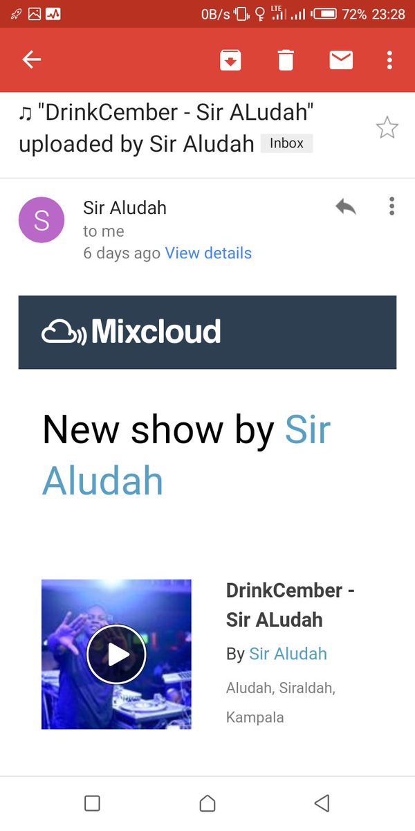 Trevor_uza's tweet photo. #drinkcember with, @DjAludah  mix on #mixcloud . https://t.co/XXjgXfDKNy
