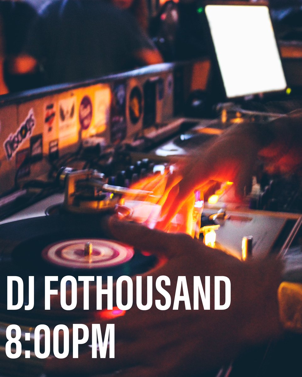 DJ FOTHOUSAND plays tonight at 8:00PM

Come down and dance to all of the best hip hop tracks al night long

📸: unsplash.com/@kieron_mannix

#forthegoodtimes #chiefstavern