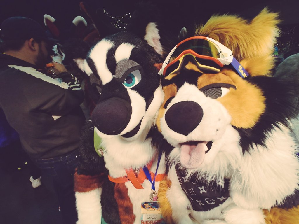 Slimdrake12's tweet photo. Happy #SuitUpSaturday
Here are some of my favorite suit pics I've gotten with peeps over the year! Looking forward to more fuzzy shenanigans with everyone in 2020 especially once Guil finally becomes a real boy 🤗😁💚💚
Can't be tagged in pics: @FeralCollie https://t.co/acqkBIViT7