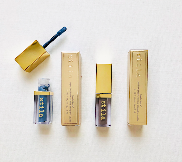 davelackie's tweet photo. Today's luxe beauty giveaway pairs blue and grey. It's Stila Suede Shade Liquid Matte Eyeshadow in "something blue" and "smoky silk". To enter, follow @davelackie &amp; @NinaWestbury &amp; RT https://t.co/VDi7MgrzVH
