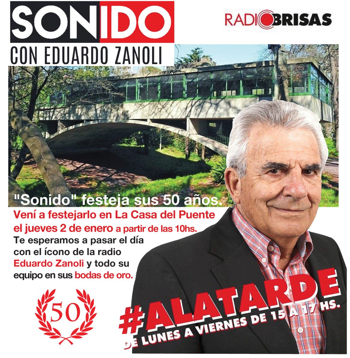 #sonido49años
#caminoalos50

<a href="/RADIOBRISAS/">Radio Brisas</a> <a href="/FerRaverta/">Fernanda Raverta</a> <a href="/DZaiser/">David Zaiser</a> <a href="/GustavoPulti/">Gustavo Pulti</a> <a href="/FlorPalmieri/">Florencia Palmieri</a> <a href="/ParediJorge/">Jorge Alberto Paredi</a> <a href="/FernandoAguerre/">Fernando Aguerre</a> <a href="/DoctorFerro/">Alejandro Ferro</a> <a href="/SuScandali/">Susy Scándali</a> <a href="/guillermomdp/">Guillermo Schütrumpf 🇦🇷</a>