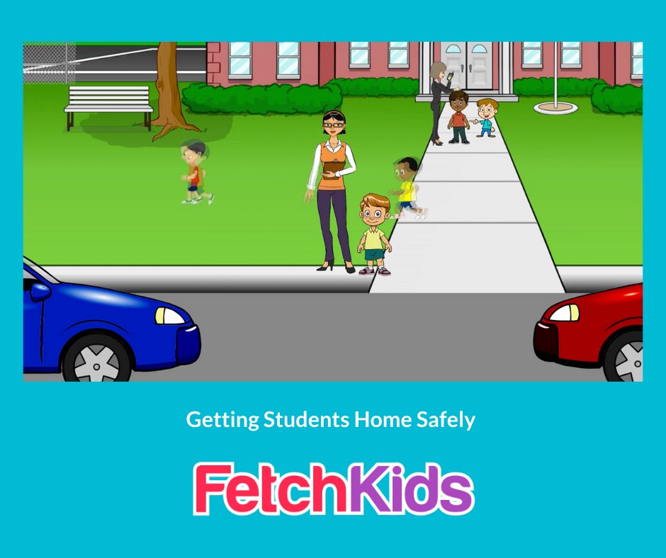 fetch_kids's tweet photo. No more stress! A comprehensive app for schools to get students home safely. #SaturdayThoughts #schoolsafety #christmasbreak https://t.co/eDmC79tWI1