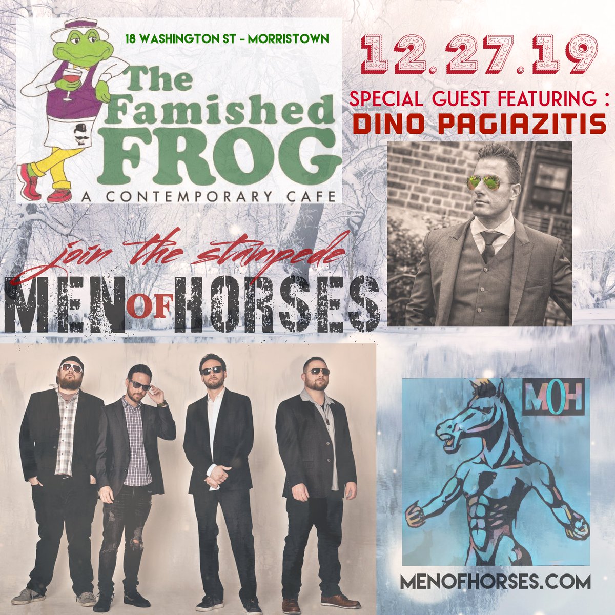 Post-holiday show going down tonight at <a href="/TheFamishedFrog/">The Famished Frog</a> aww yea, 10pm