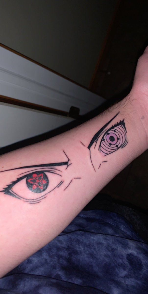 #tattoo number 2 done #sasuke #naruto #narutoshippuden #sasukeuchiha #shari...