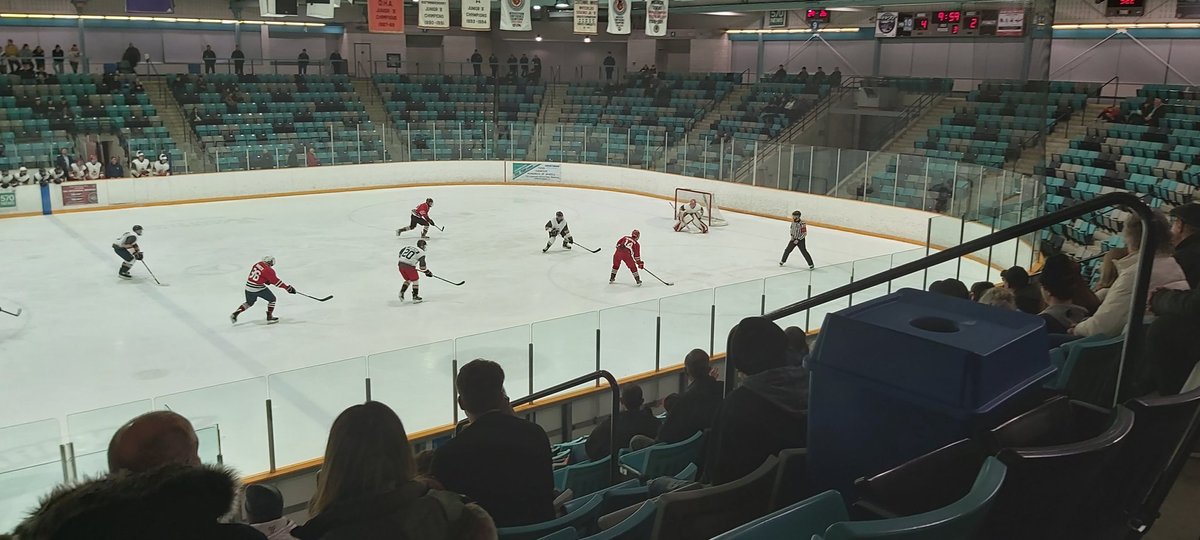 Thanks to the @GOJHL for inviting <a href="/NoahSmith016/">Noah Smith</a> and I to come to Waterloo today to call the Future Stars &amp; Top Prospects games.

Both went to Double OT. 

Some great hockey players across the 3 conferences.
#GOJHL