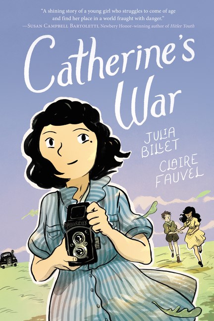 frenzybooks's tweet photo. Based on a true survival story of World War II, #JuliaBillet’s middle grade graphic novel follows a Jewish girl’s gripping journey to the free zone of France. #CatherinesWar hits shelves January 21! https://t.co/vPnxJR4BOo https://t.co/xshVW7Zvxn
