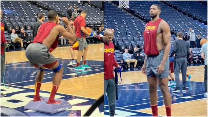 騷氣衝天！TT賽前熱身驚現神奇穿搭，撕破球衣等同半裸！-黑特籃球-NBA新聞影音圖片分享社區