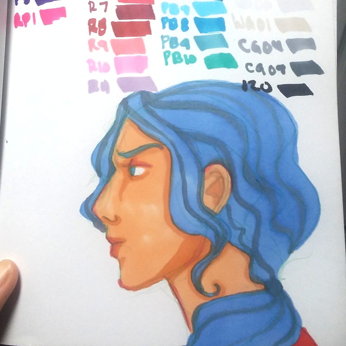 JordanCarolineC's tweet photo. #artistsontwitter #sketchbook #traditionalart #ohuhumarkers https://t.co/IASdTZUJRo