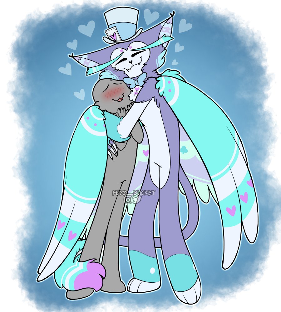 fuzz____bucket's tweet photo. Have some fluffy boi hugs! 💚 Everyone wanted to give him a big hug so I drew him and an anon together so that everyone could get one 💚💚
#hazbin #hazbinhotel #2phusk #husk2p #husk https://t.co/X7PsuuIXUH