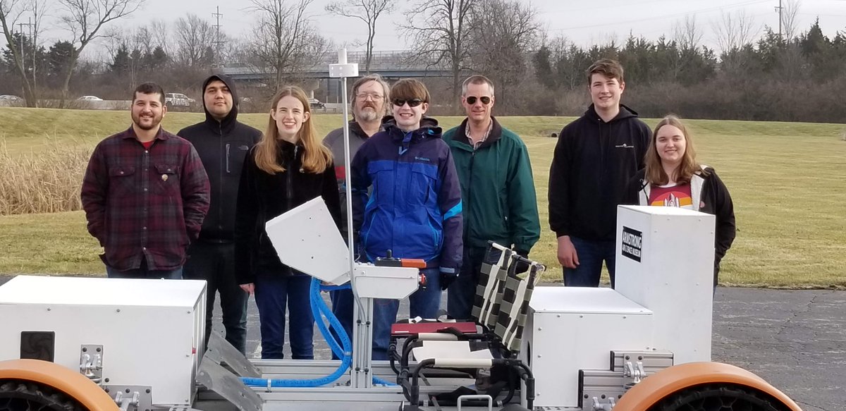 Refurbishment is almost complete on the <a href="/ArmstrongSpace/">Armstrong Air & Space Museum</a> Lunar Rover.
Endurance testing was completed today. 
Thank you <a href="/Ginghamsburg/">Ginghamsburg Church</a> for use of your parking lot.