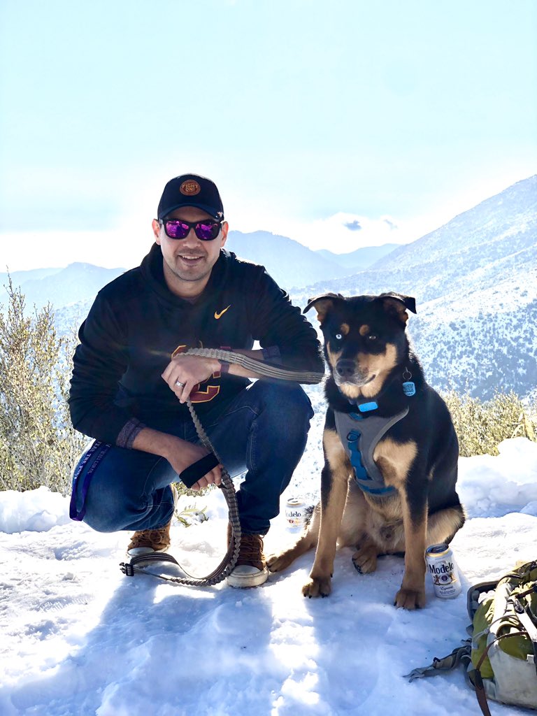 JayProano's tweet photo. Took my pup up to the #snow for the day. #rottsky https://t.co/Ccp3tU2VH6