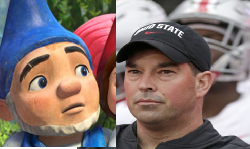 JamesFinnen's tweet photo. Watching Ohio State vs. Clemson. The Ohio State coach is great. I think he sort of looks like this movie star https://t.co/hnZhSq4CHg