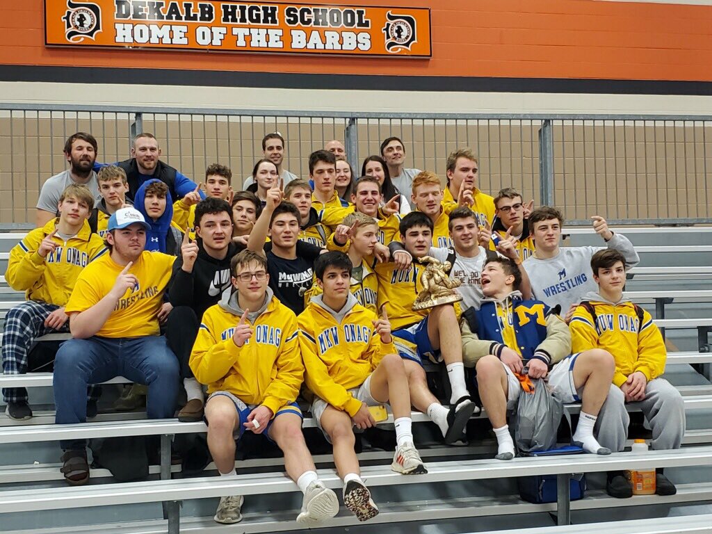 Team champions at The Flavin.  Undefeated on the season at 12-0.  Defeated two teams in ⁦<a href="/InterMat/">InterMat</a>⁩ top 50 national rankings.

True to form they broke down to “Go Pack Go!” After receiving team trophy!⁦<a href="/GreenbaypackNFL/">GreenbaypackersNFL</a>⁩ 

#BandOfBrothers