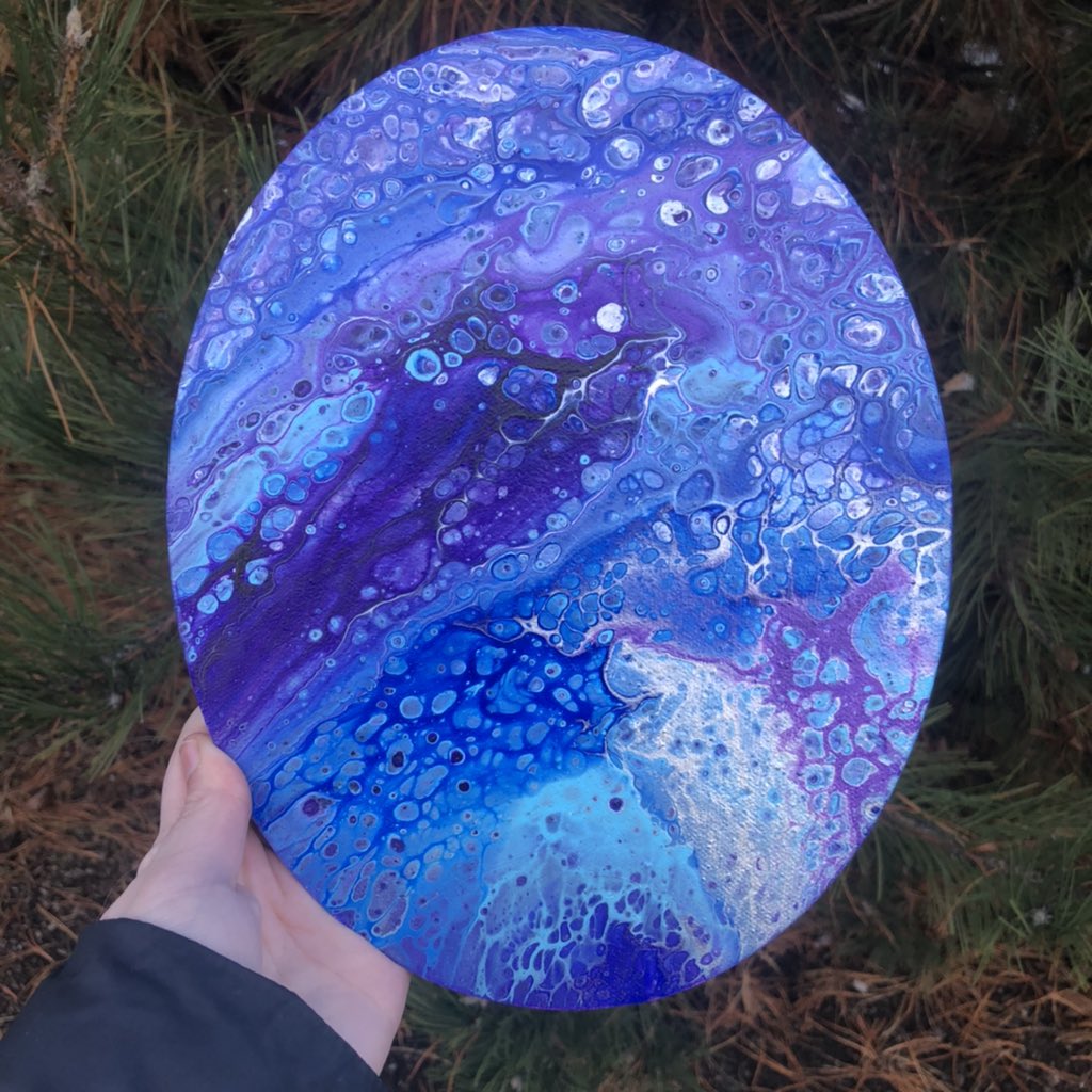 LilacLepidolite's tweet image. ••FLASH GIVEAWAY••

rt this &amp;amp; follow me to enter

one random winner will receive this 8x10” pour painting 💙

ends dec 30 noon pst