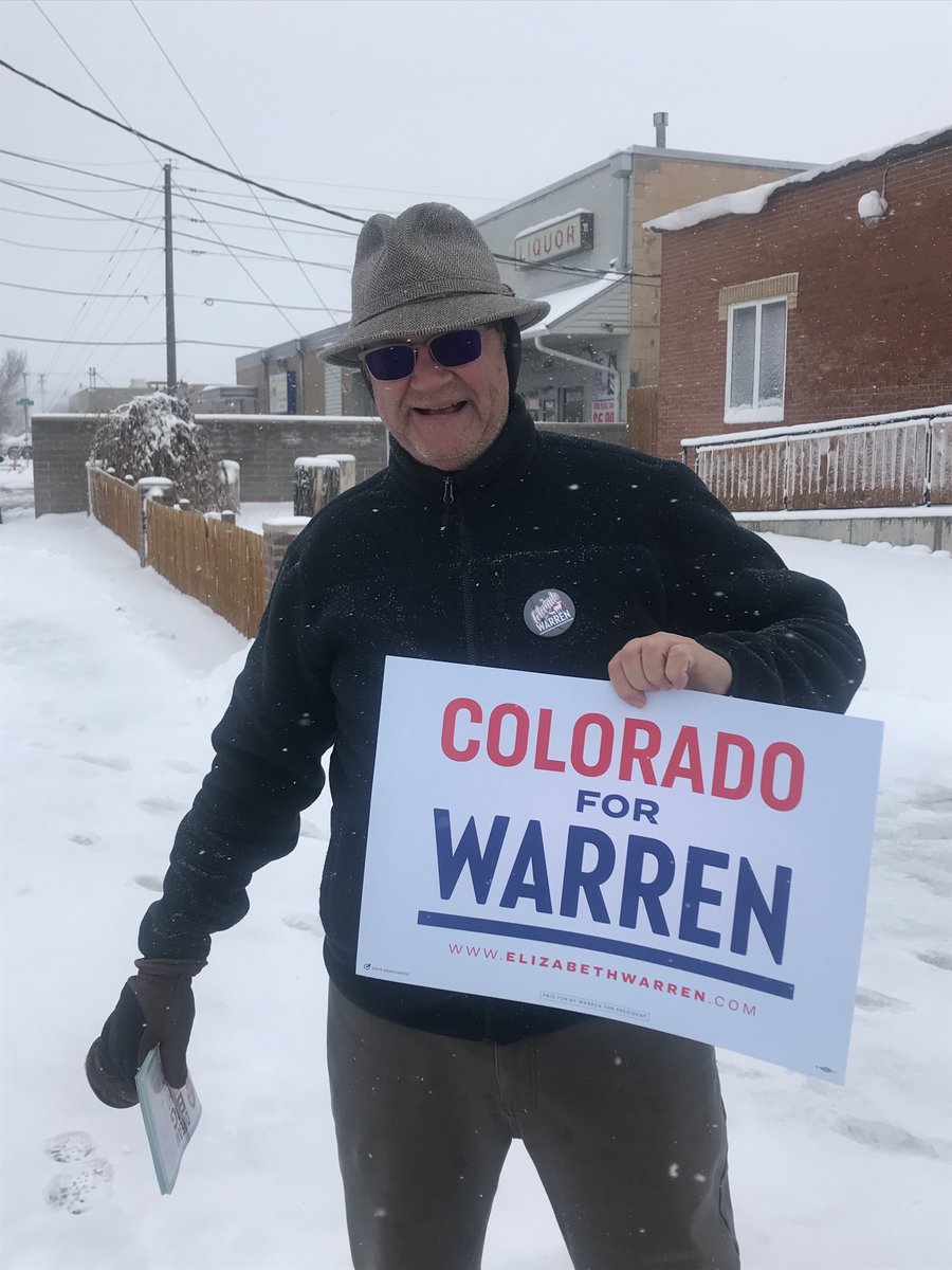 apardee's tweet photo. 🥶Temps may have been in the 20s, but we still had NINE amazing canvassers show up to knock doors for @ewarren today!🚪

Don't leave us out in the cold: join us for a double header on Jan 4th in Montbello &amp; Thornton. RSVP below👇#DreamBigKnockHard #Warren2020 #DenverForWarren https://t.co/5kz8lbykMj