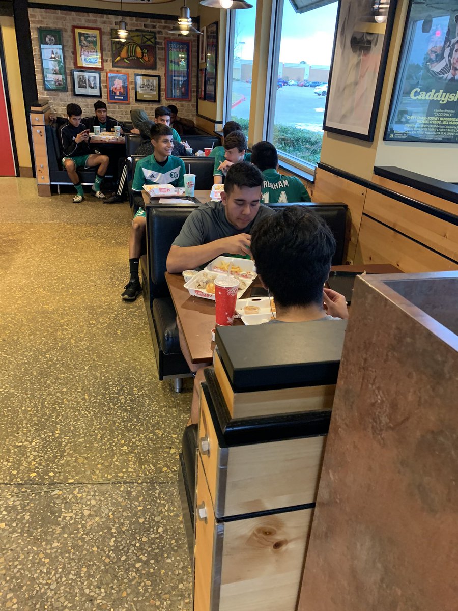 Cub soccer enjoying some Raisin Canes after the season’s opening scrimmages.