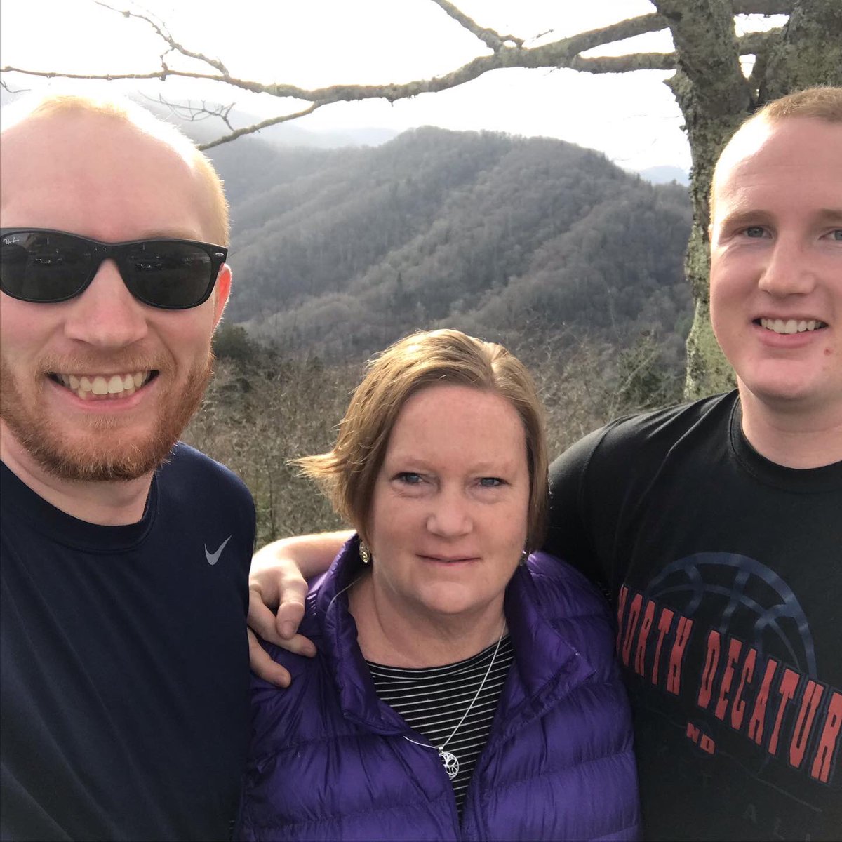 cdkramer5's tweet image. Hiking fun with my guys! Alum Cave Trail did not disappoint!