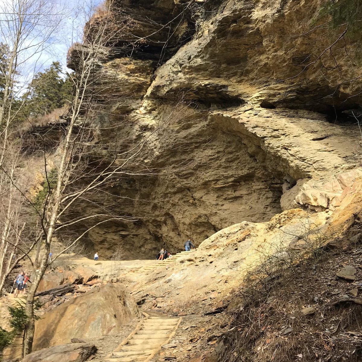 cdkramer5's tweet image. Hiking fun with my guys! Alum Cave Trail did not disappoint!