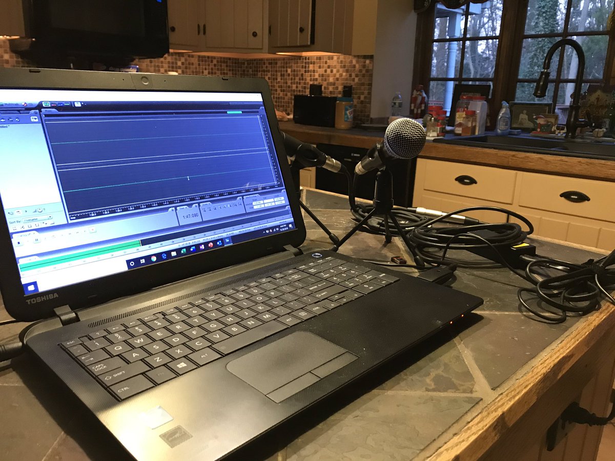 gothompson's tweet photo. Well it’s not doing everything but it’s doing something... trying to give it the old college try to make it sound better! #adpc #podcasting #podcaster #prowrestling #cooleditpro https://t.co/Kyz6DWqqJw
