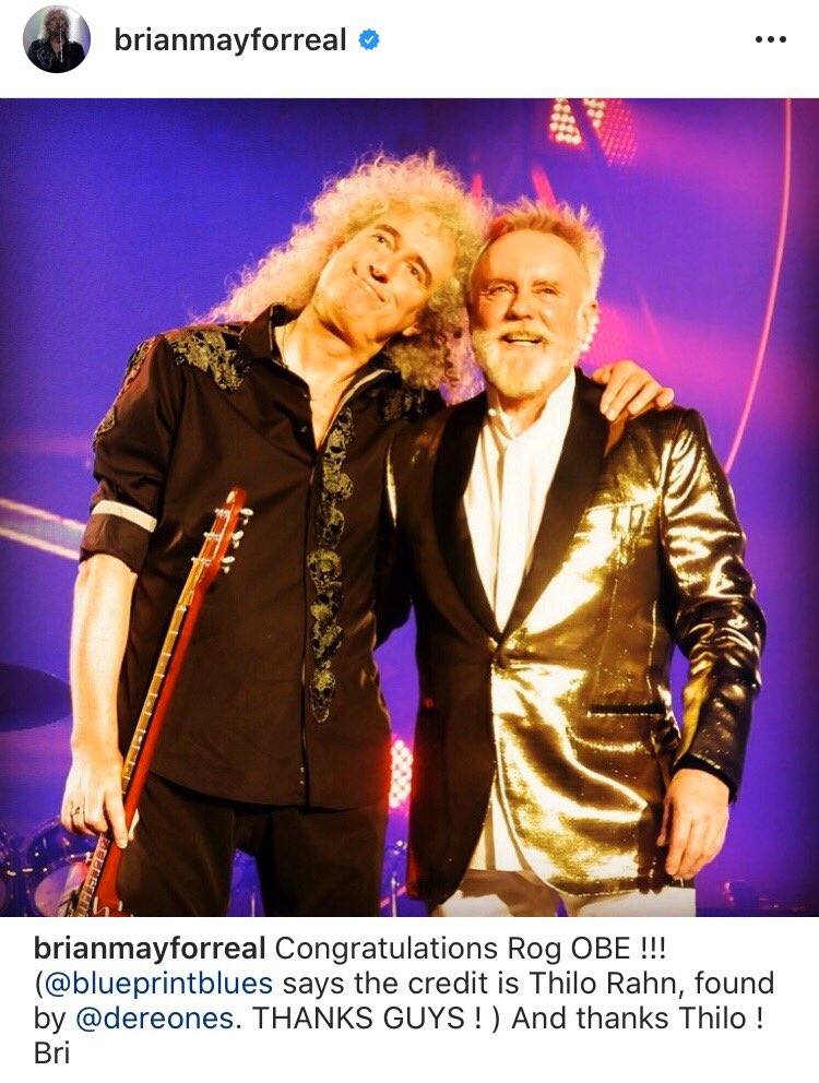 ラ ロジャが多大なる音楽業界への貢献を讃え来年大英帝国勲章の一つobe オフィサー 大英帝国四等勲爵士 将校 を授与されることが決定されてブライが祝福 ブライは音楽業界や慈善事業への貢献を讃え05年にcbe コマンダー 大英帝国三等勲爵士 司令官 を