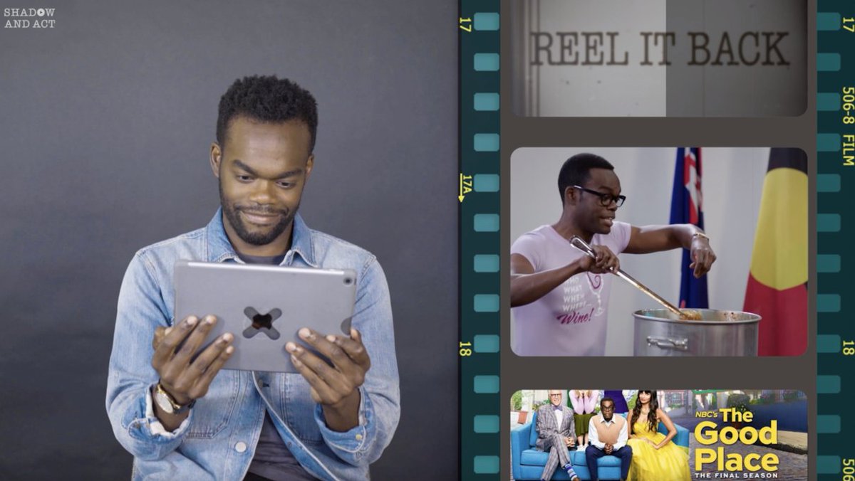 shadowandact's tweet photo. WATCH: William Jackson Harper (@dubjackharper) reflects on his "terrifying" shirtless scene on #TheGoodPlace in this episode of #ReelItBack https://t.co/giN5WToLi8 https://t.co/c4AG7DZY7F