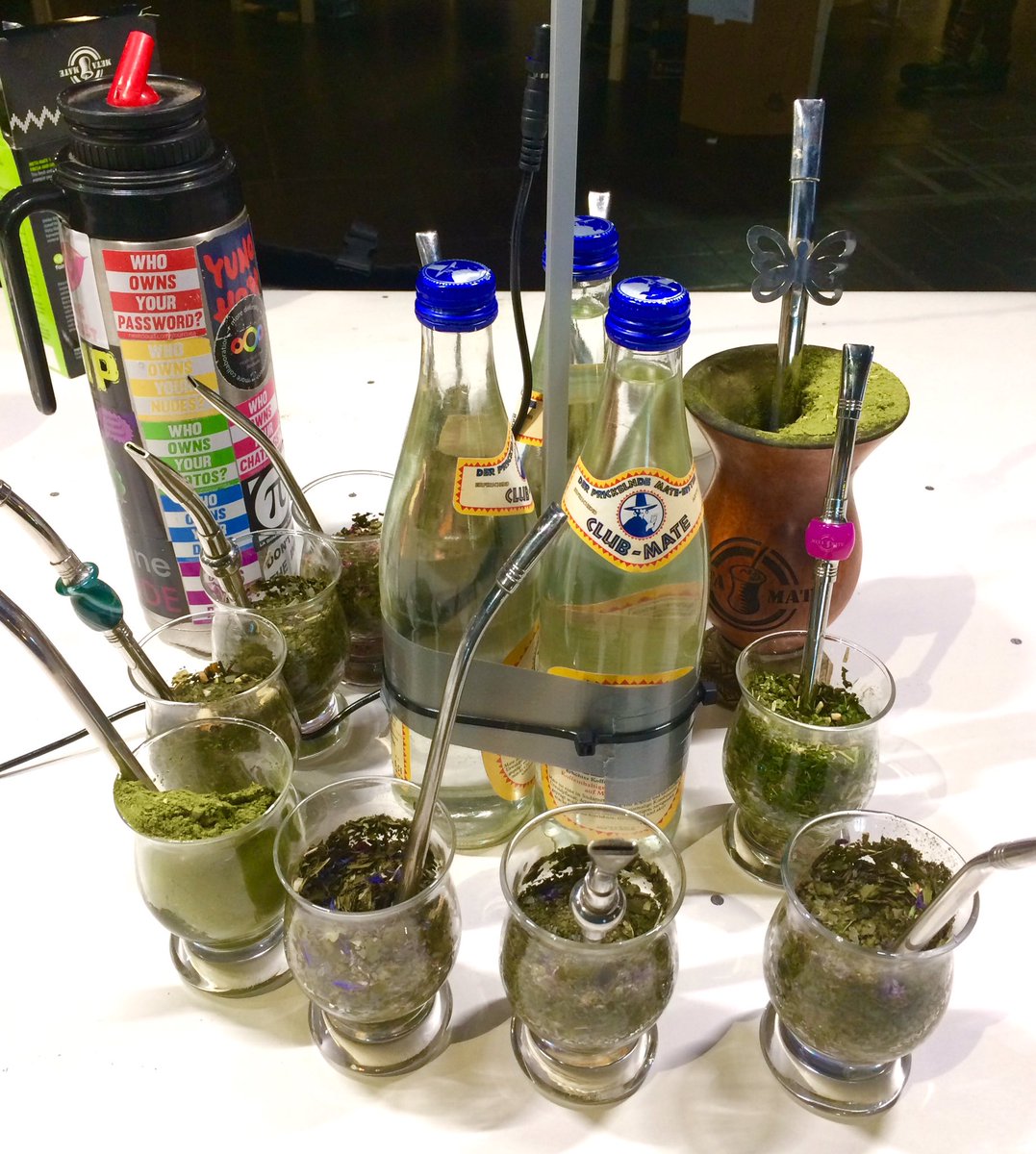 MetaMateBerlin's tweet photo. Links for #mate workshop supplies:   https://t.co/KAK7oUhQP3 join us again tomorrow @foodhackingbase for a mate making workshop #36c3 https://t.co/JvuUEJdPxW