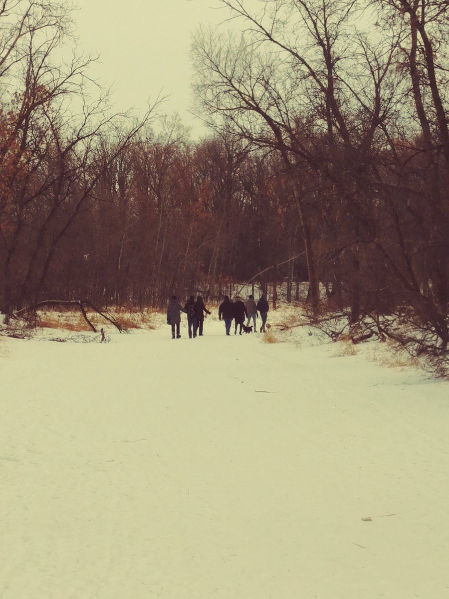 theseinetoday's tweet photo. Fine day for a fun and informative walk along #SeineRiver thanks to David Watson.
#Winnipeg #SaveourSeine https://t.co/4pMt57hMk1