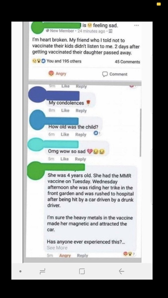 InsanePeopleFB's tweet photo. Apparently vaccines are causing car accidents now... https://t.co/IDzfwuPcNS
