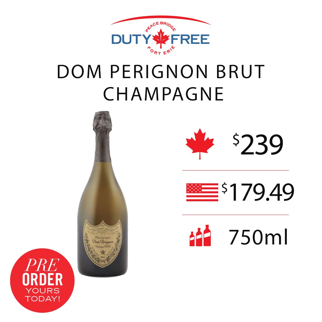 PBDutyFree's tweet photo. New Years Eve is fast approaching! Do you have champagne to celebrate? 🍾

Start 2020 with a bang as you pop Dom Perignon's luxuriously smooth Brut Champagne, available at #PeaceBridgeDutyFree!

🛍: https://t.co/D9lRRBjRp5 https://t.co/kLzUbrVNiu