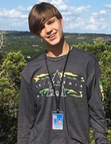 Austin_Police's tweet photo. MISSING: Det’s ask for public’s help in locating 17yo Cayden Bell, last seen at 2:30pm today leaving the area of Dell Children’s. He’s 5-09 and last seen wearing a gray hoodie with the word “Blind” on it and blue pj pants, no shoes. Please call 911 if you see him. - PIO10 https://t.co/wVOKF7eTre
