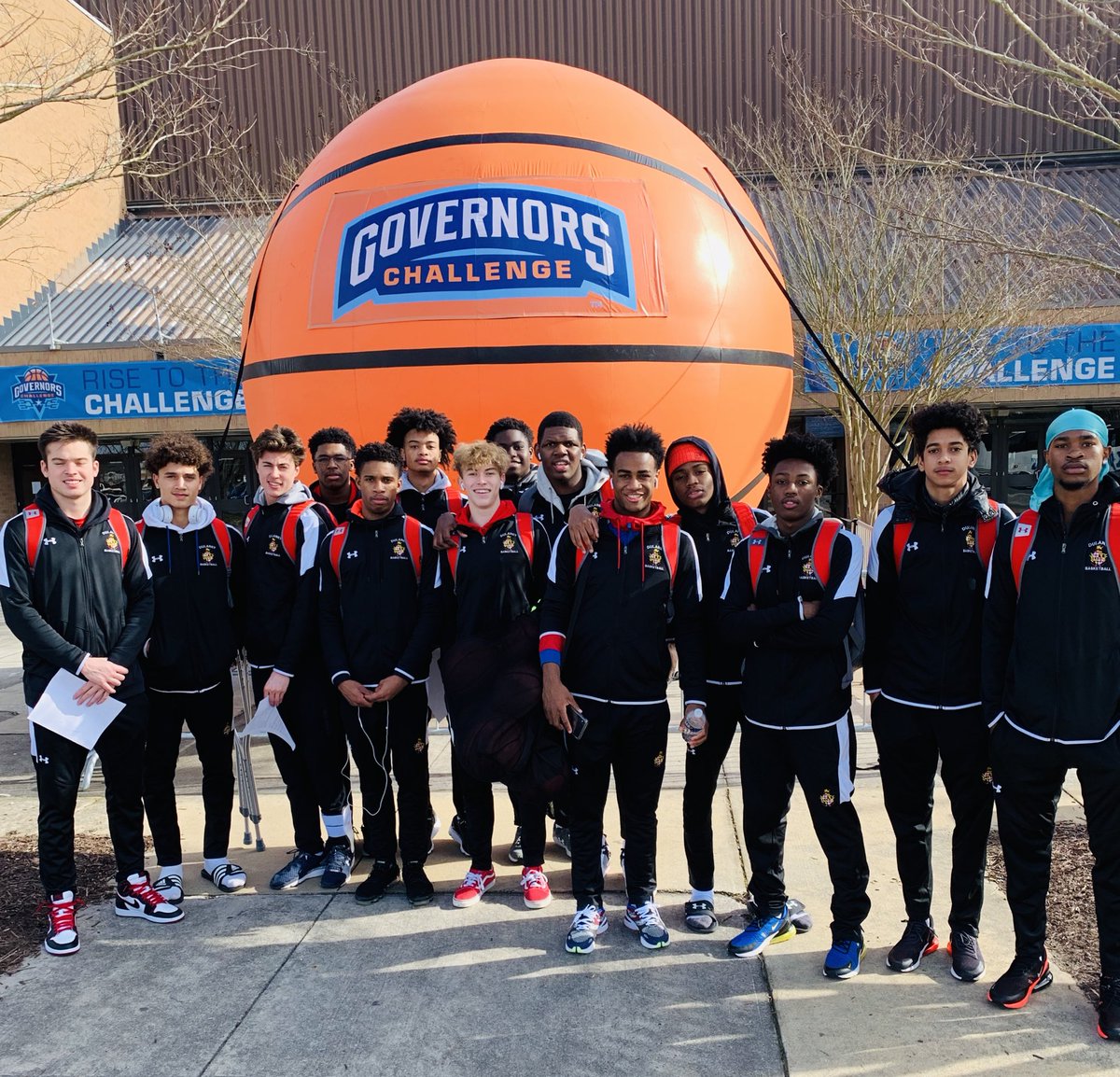 CoachLochte's tweet photo. Not the outcome we planned for dropping two games, Dulaney 75 Monsignor Bonner 82 (PA) and Dulaney 68 Olympic 73 (NC) but we learned a ton about ourselves @govchallenge. Love everything about these guys and this entire Process! 🏀🦁📚 #ProgramStrong #WinningAndLearning #dhshoops https://t.co/5zJd0wSJ1W