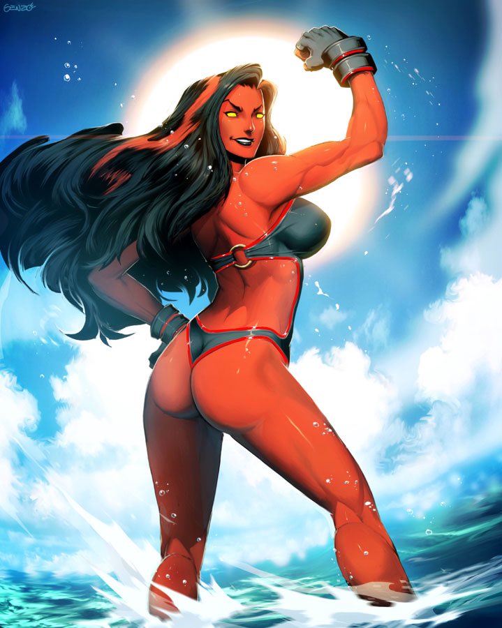 Red She Hulk (@thebettyross) on Twitter photo 