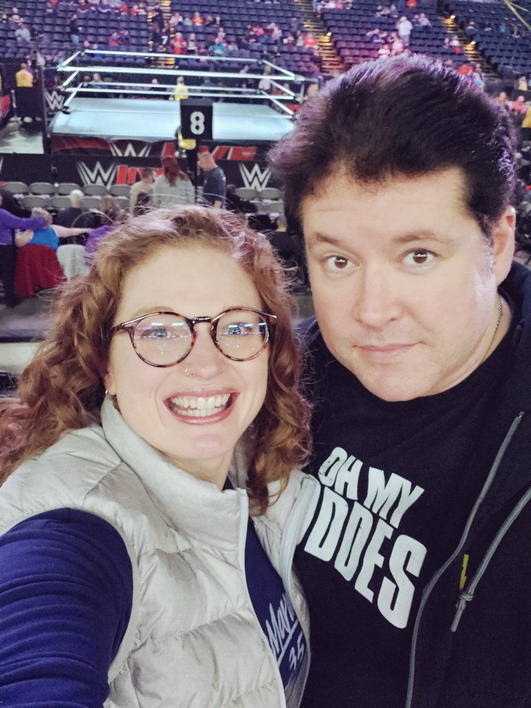 LauraJeanJane's tweet photo. Sure hope we'll be able to see 😉 #wwebaltimore #WWELive https://t.co/2vaIL4Vjyw