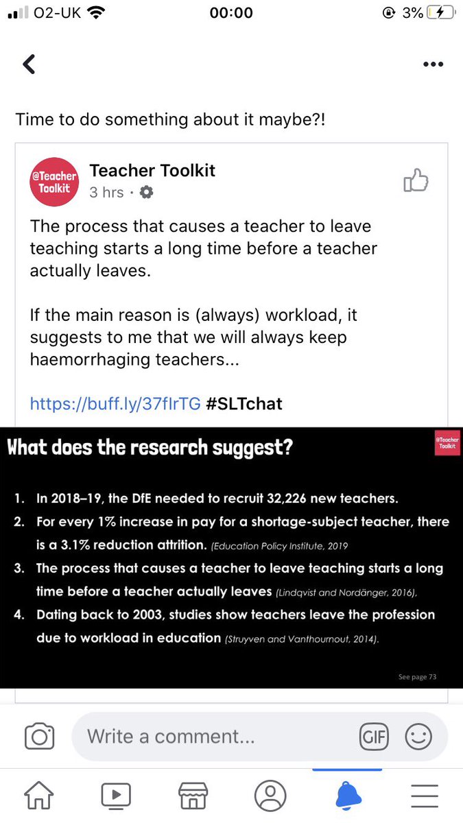 sdsteachertrain's tweet photo. Screenshotted from Facebook and sharing. IDs removed because anon etc - it’s a conversation between an ex teacher and a current teacher, both secondary. https://t.co/eKAN8bPT1N