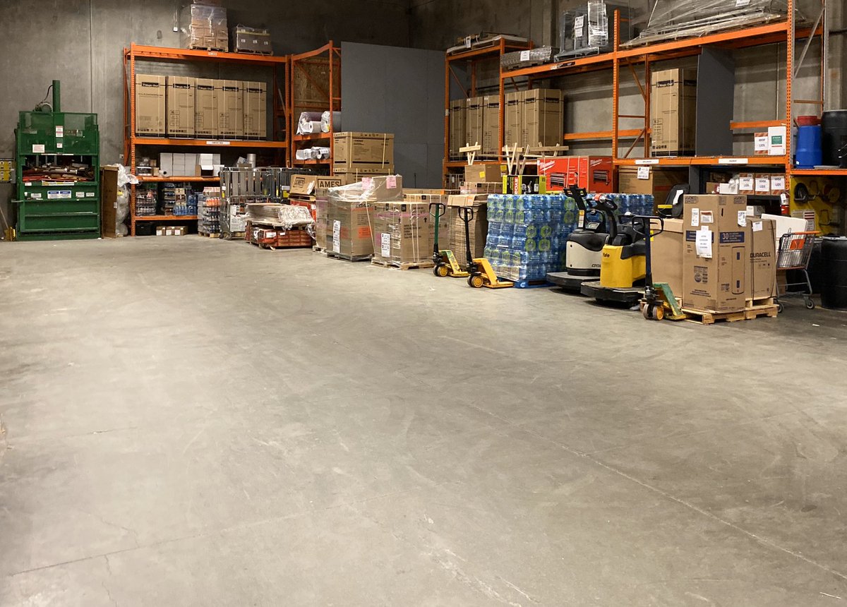 bdarrinTHD's tweet photo. Condense, Crush, Replenish, Repeat, Condense, Crush, Replenish, Repeat.... #cardboardcrusher Thanks Britta! #D19Chalklines #giftcenter @Ken_D19DM @MrDonnieErb @WhippleJosh https://t.co/MfF4n1dfja