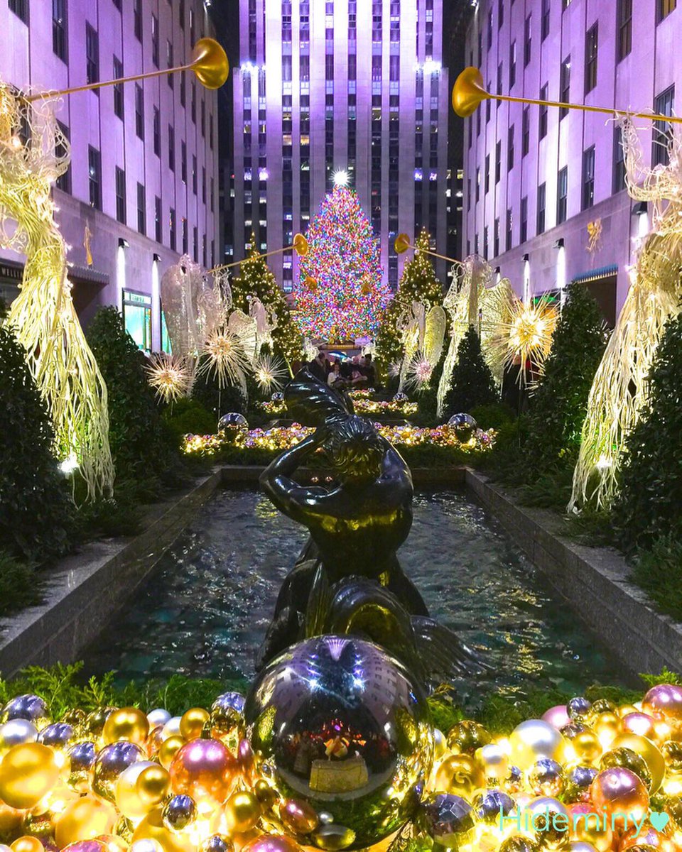 Hideminy Ceramics Happy Holidays Rockcenternyc Rockefellercenter Nosananolife Rockefellerchristmastree ロックフェラーセンター ロックフェラーセンターのクリスマスツリー Nyc ニューヨーク散歩 Happyholidays19 ニューヨーク観光