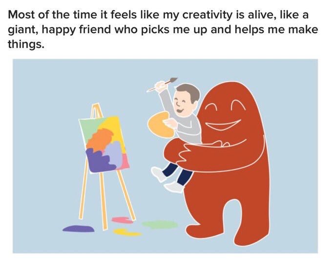 I ran across this pic earlier this year and saved it because it really hit me in the gut. This is how it feels for me, & it annoys me to no end that it feels like it’s a bit out of my control if I’m in a creative place or not.