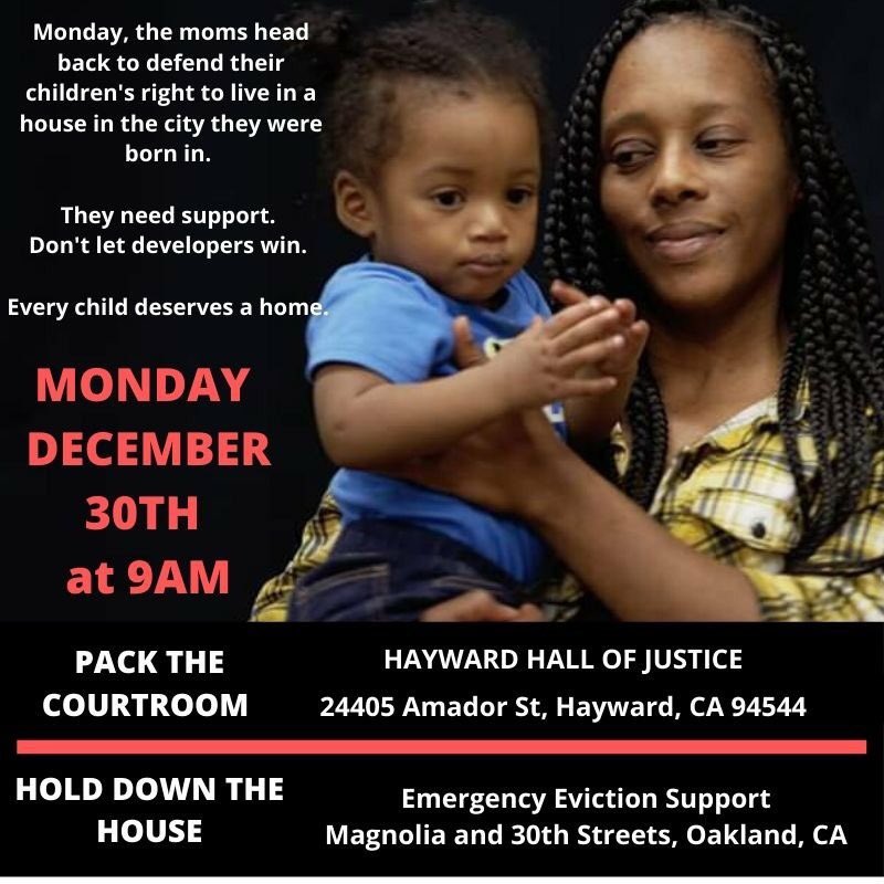 Moms 4 Housing Court Date / Eviction Defense @ Hayward Hall of Justice