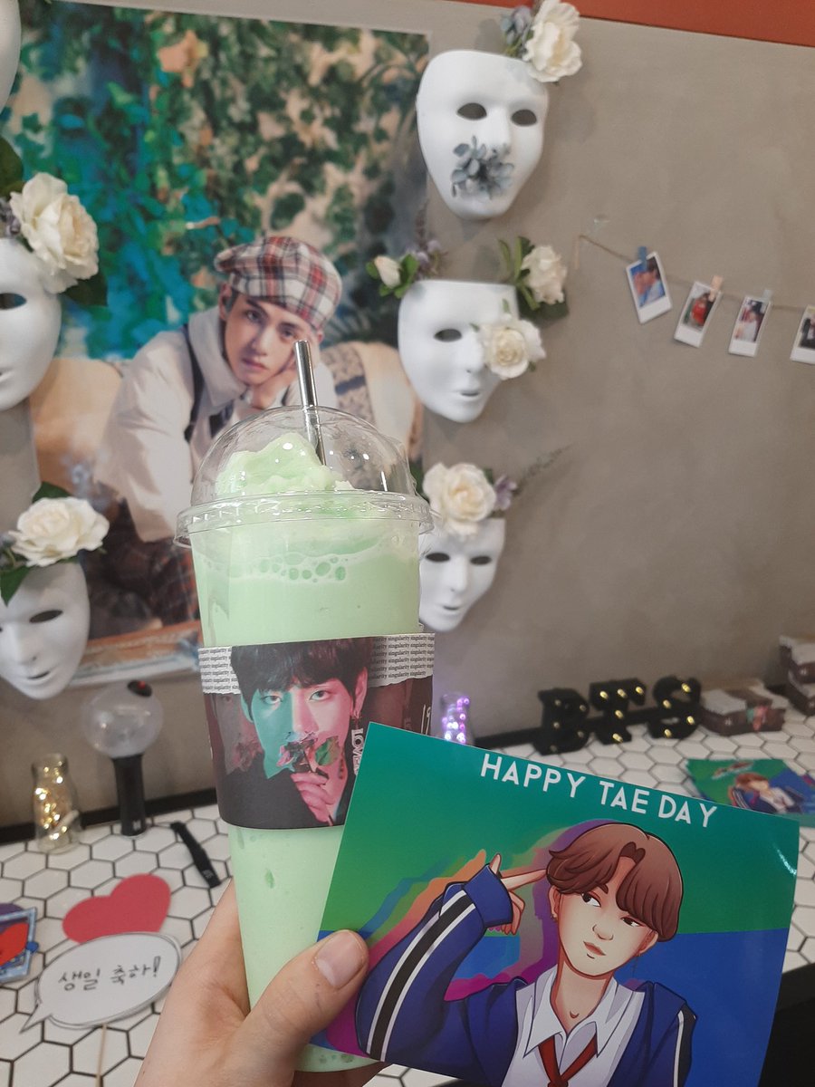 Happy birthday tae 💜 
@bts_adelaide @australiabts #singularitaecafe #SingulariteaAUS #SingulariTaeDay #singularitea