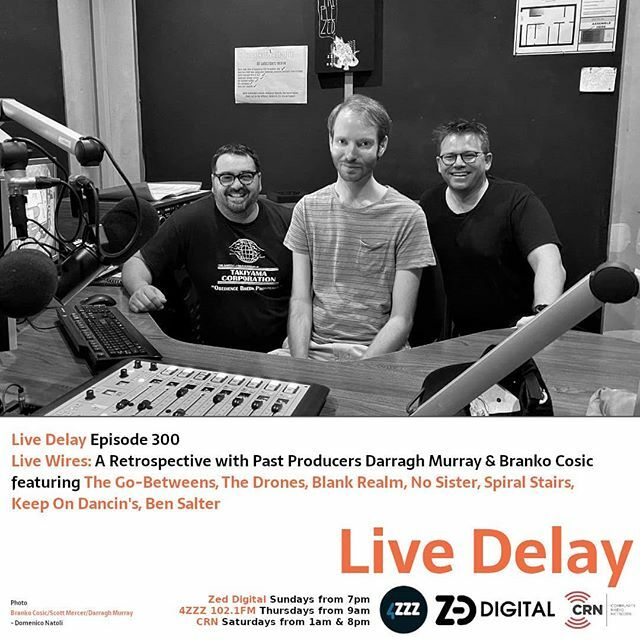 It's the end of the year, the end of the decade and the 300th episode of Live Delay! To celebrate, past Live Delay producers Darragh Murray and Branko Cosic return to the studio to share their memories of bringing live music to community radio over the p… ift.tt/2MBaRQf