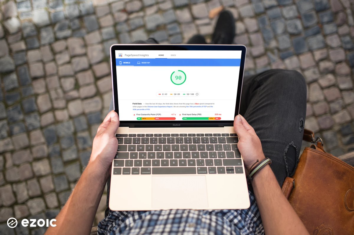 ezoic's tweet image. Want to learn how to enter our contest for a chance to win a MacBook Pro? 
1. Capture your PageSpeed Insights score before Ezoic
2. Activate your Site Speed Accelerator free trial 
3. Capture your PageSpeed Insights score after
4. Share to social media with #SiteSpeedAccelerator