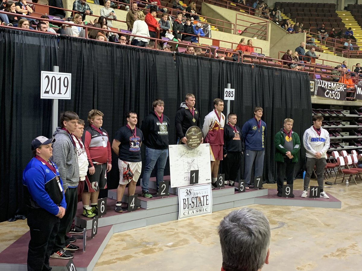 EVwrestling's tweet photo. Placing 11th at the Bi-State Classic at 285 pounds is Kellen Stewart! https://t.co/1ekspiLxtG