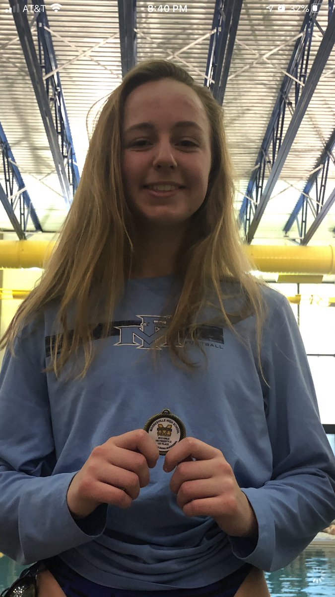 Congrats to Kylie Treat who came away 1st in the 100 Free at the Mooresville Invite! #falconsALLin <a href="/PMFalconSports/">Perry Athletics</a>