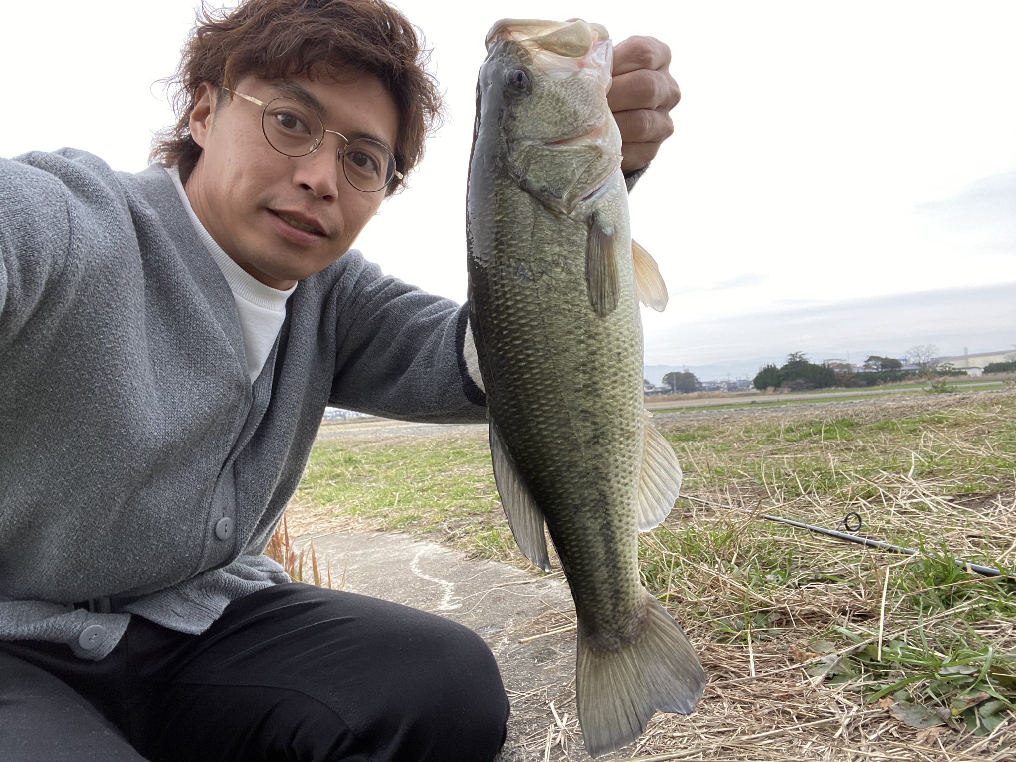 むねお 佐賀よか 釣りよか 釣り場きて３投目で釣り納め完了 もう少し釣りして帰ります