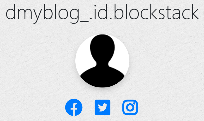 dMyBlog_'s tweet image. The social buttons and the avatar of the BlockstackID profile have been added. @dMyBlog_ @BlockstackApps